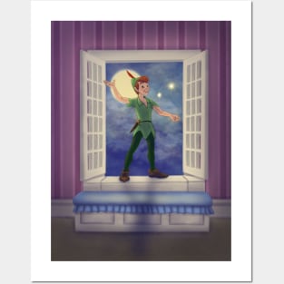 Peter Pan in the Window Posters and Art